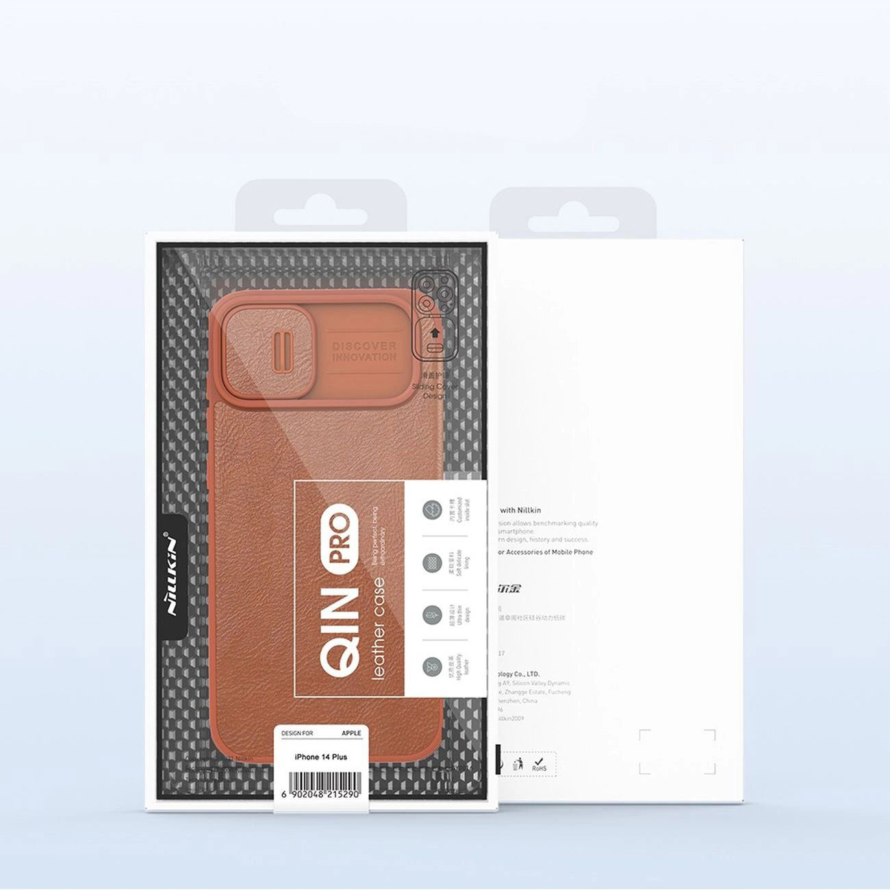 Case Nillkin Qin Pro Leather for iPhone 14 Plus (Black)_4