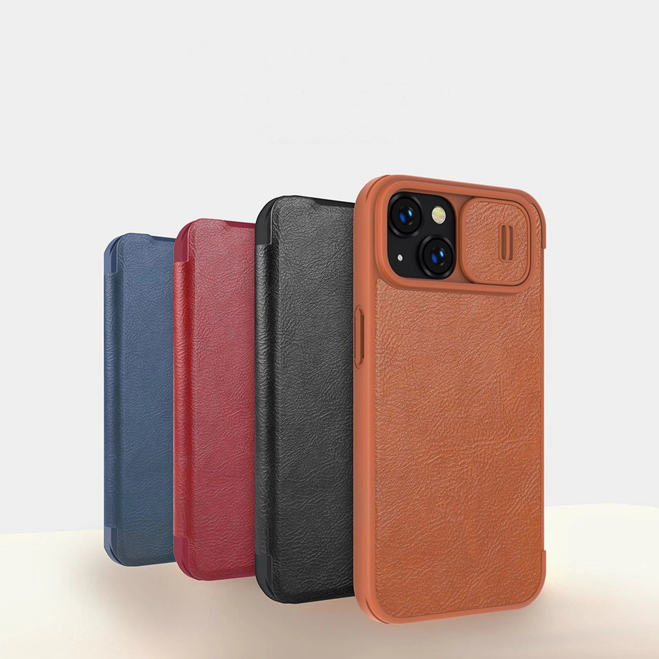 Case Nillkin Qin Pro Leather for iPhone 14 Plus (Black)_7