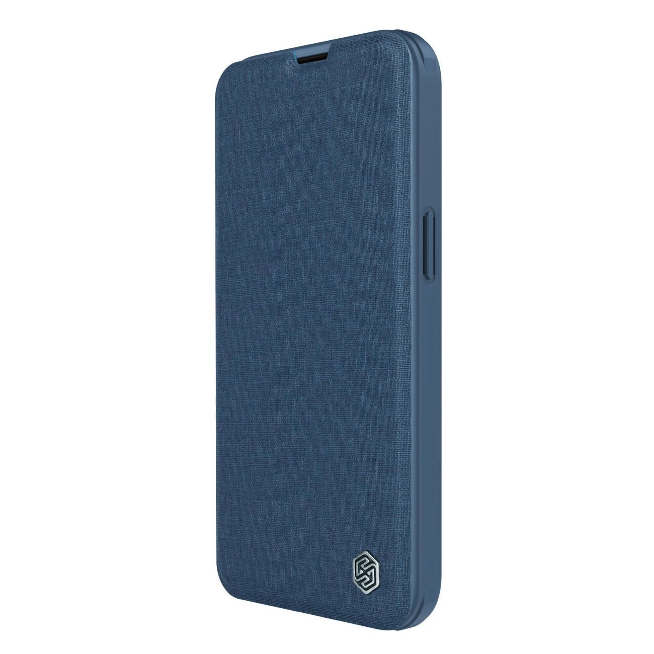 Nillkin Qin Cloth Pro Case Case for iPhone 14 Plus Camera Cover Holster Cover Flip Case Blue_2