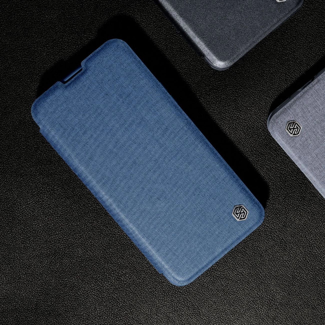 Nillkin Qin Cloth Pro Case Case for iPhone 14 Pro Max Camera Cover Holster Cover Flip Case Blue_19
