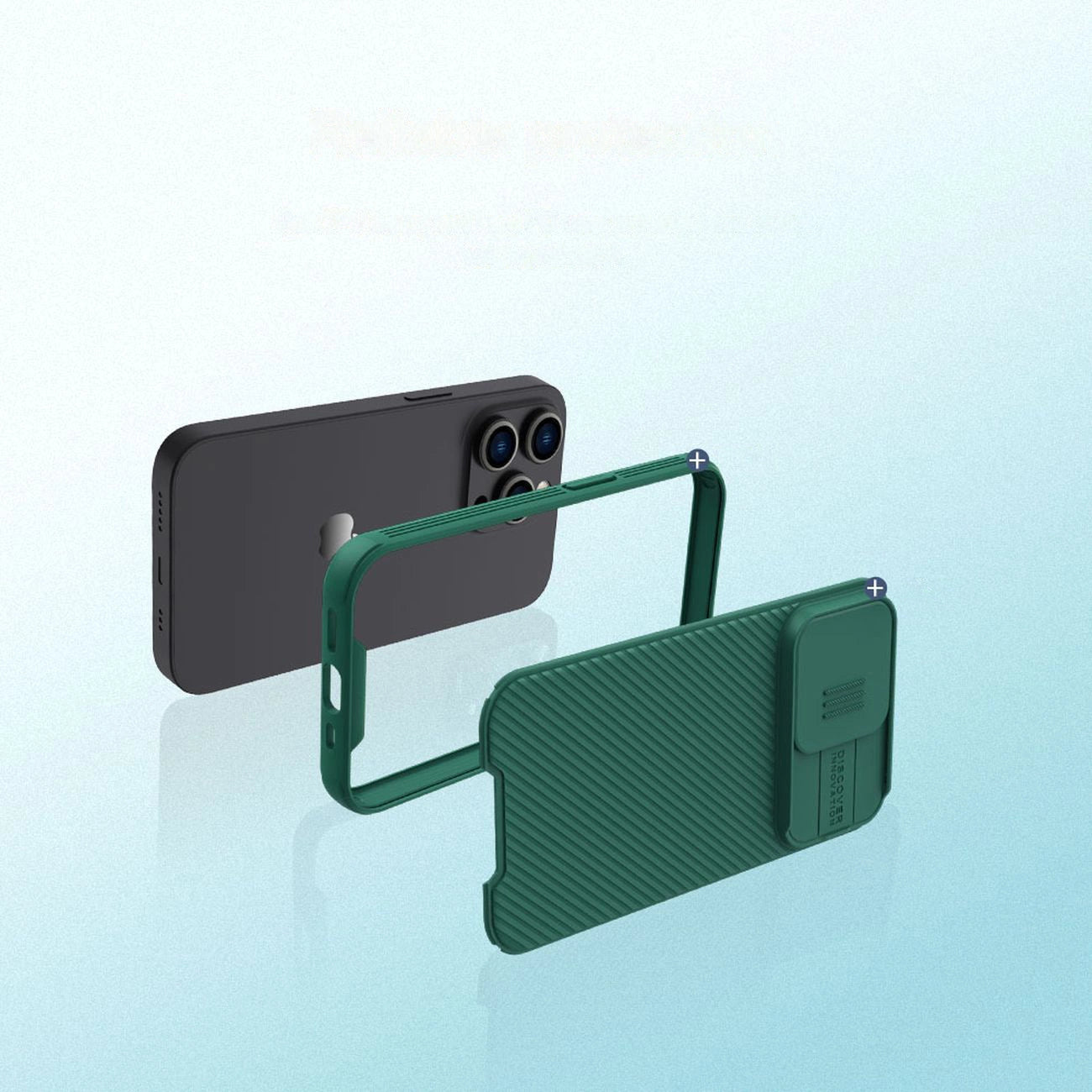 Nillkin CamShield Pro Case iPhone 14 Pro Armored Cover Camera Protector Blue_7