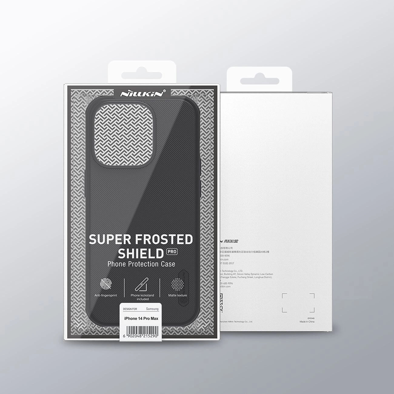 Nillkin Super Frosted Shield Pro case for iPhone 14 Pro Max back cover blue_4