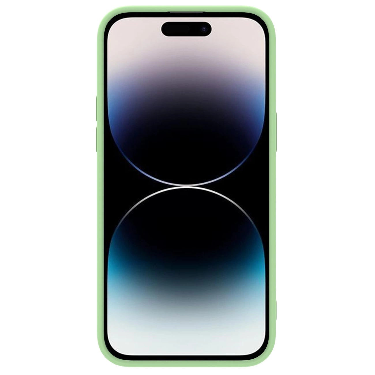 Nillkin CamShield Magnetic Silicone Case iPhone 14 Pro Max Magnetic MagSafe Cover with Camera Protector Green_1