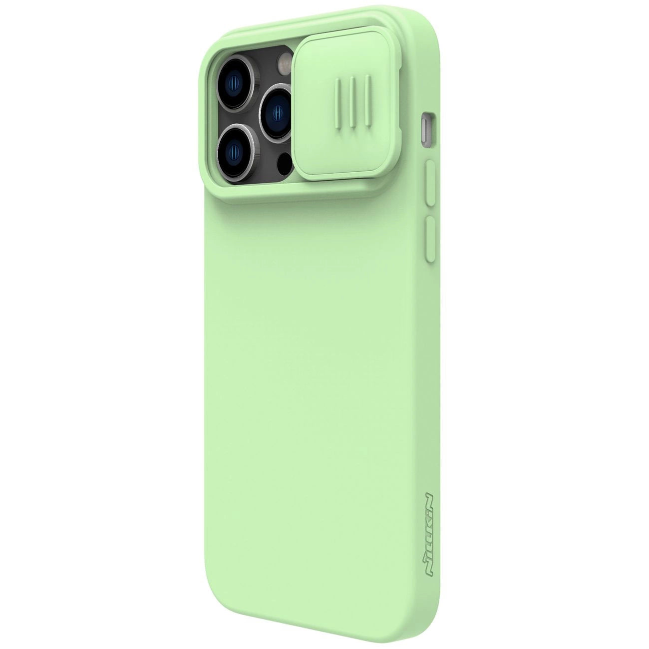 Nillkin CamShield Magnetic Silicone Case iPhone 14 Pro Max Magnetic MagSafe Cover with Camera Protector Green_2