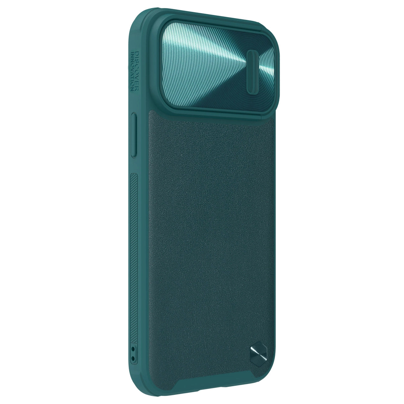 Nillkin CamShield Leather S Case iPhone 14 Pro Max case with camera cover green_3