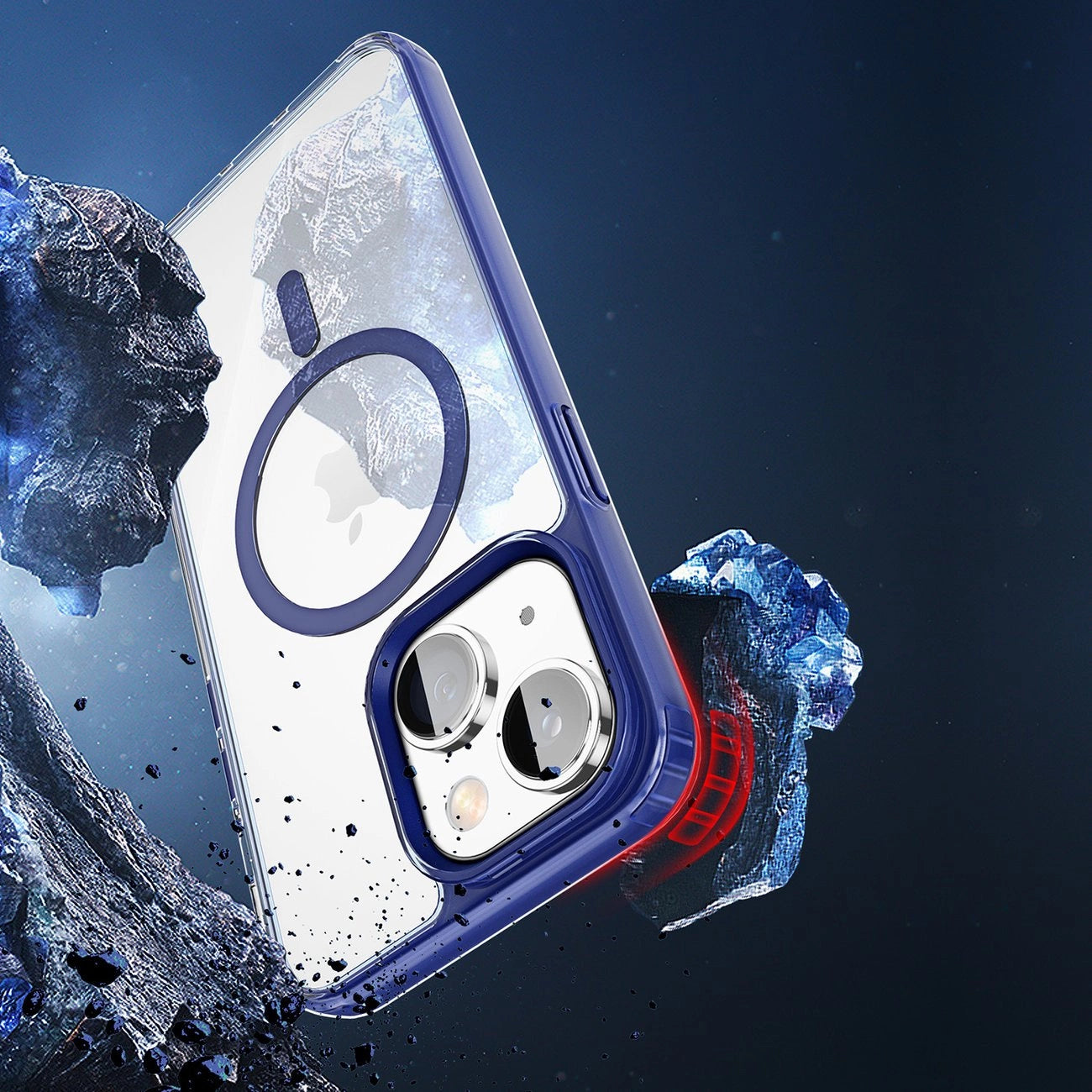 Dux Ducis Clin2 case for iPhone 14 Plus magnetic MagSafe cover blue_6