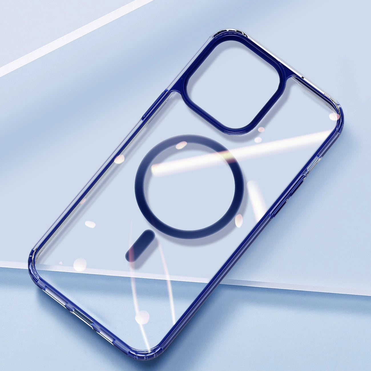 Dux Ducis Clin2 case for iPhone 14 Plus magnetic MagSafe cover blue_9