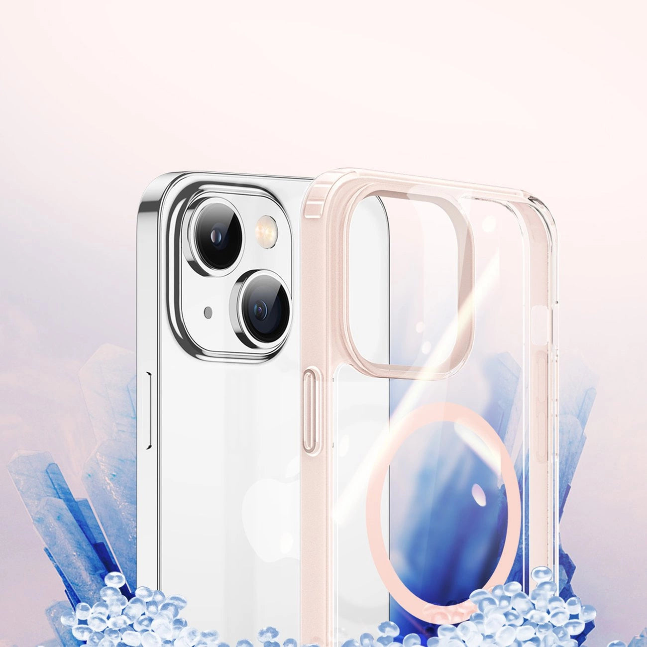Dux Ducis Clin2 case for iPhone 14 Plus magnetic MagSafe cover pink_11