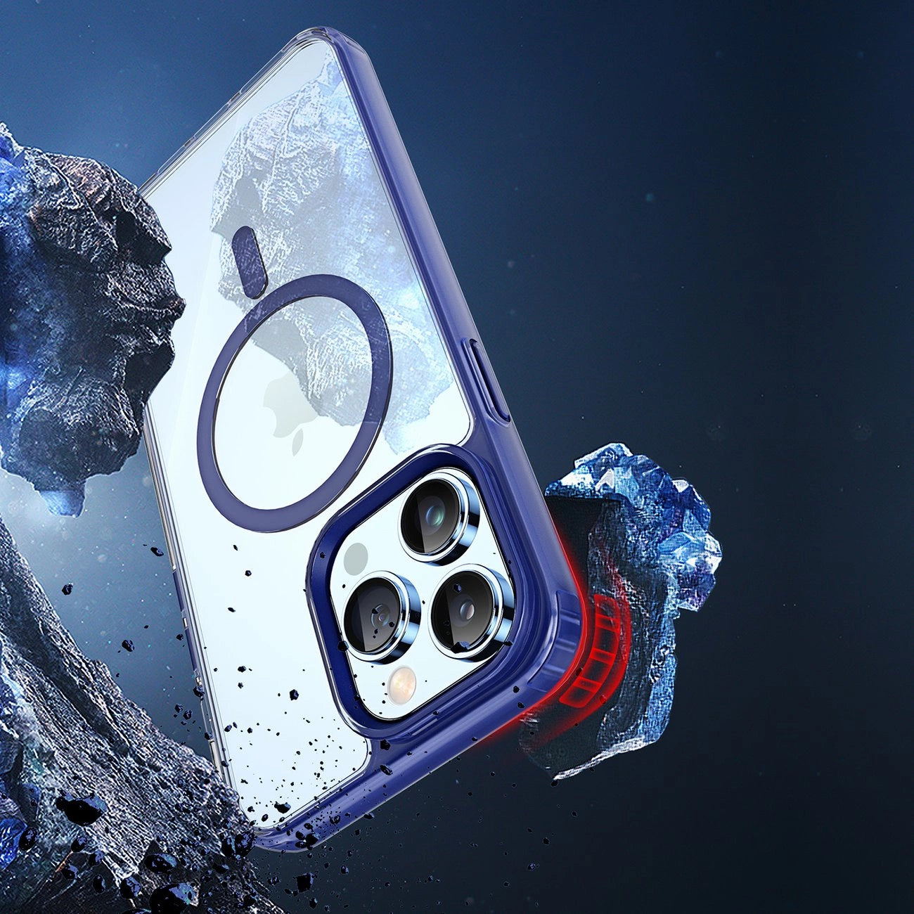 Dux Ducis Clin2 case for iPhone 14 Pro magnetic MagSafe cover blue_8