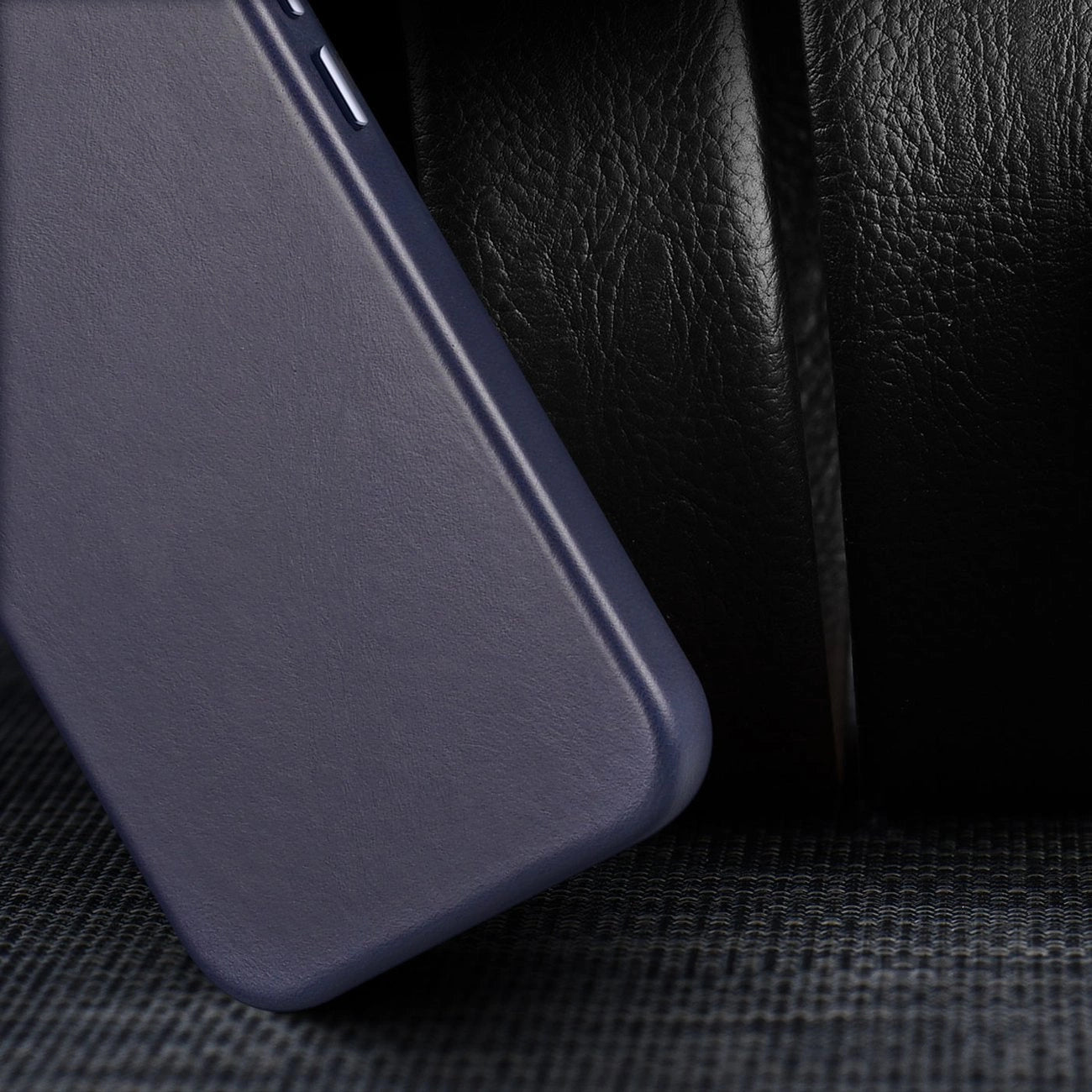 Dux Ducis Naples case for iPhone 14 magnetic leather case MagSafe blue_2