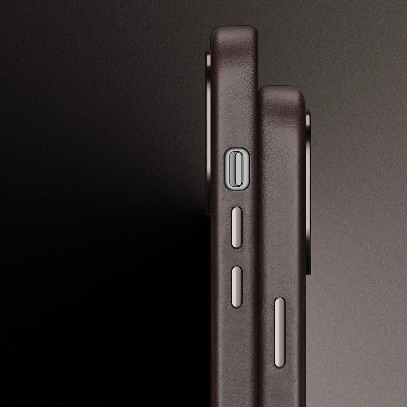 Dux Ducis Naples Case for iPhone 14 Leather Cover (MagSafe Compatible) Dark Brown_7