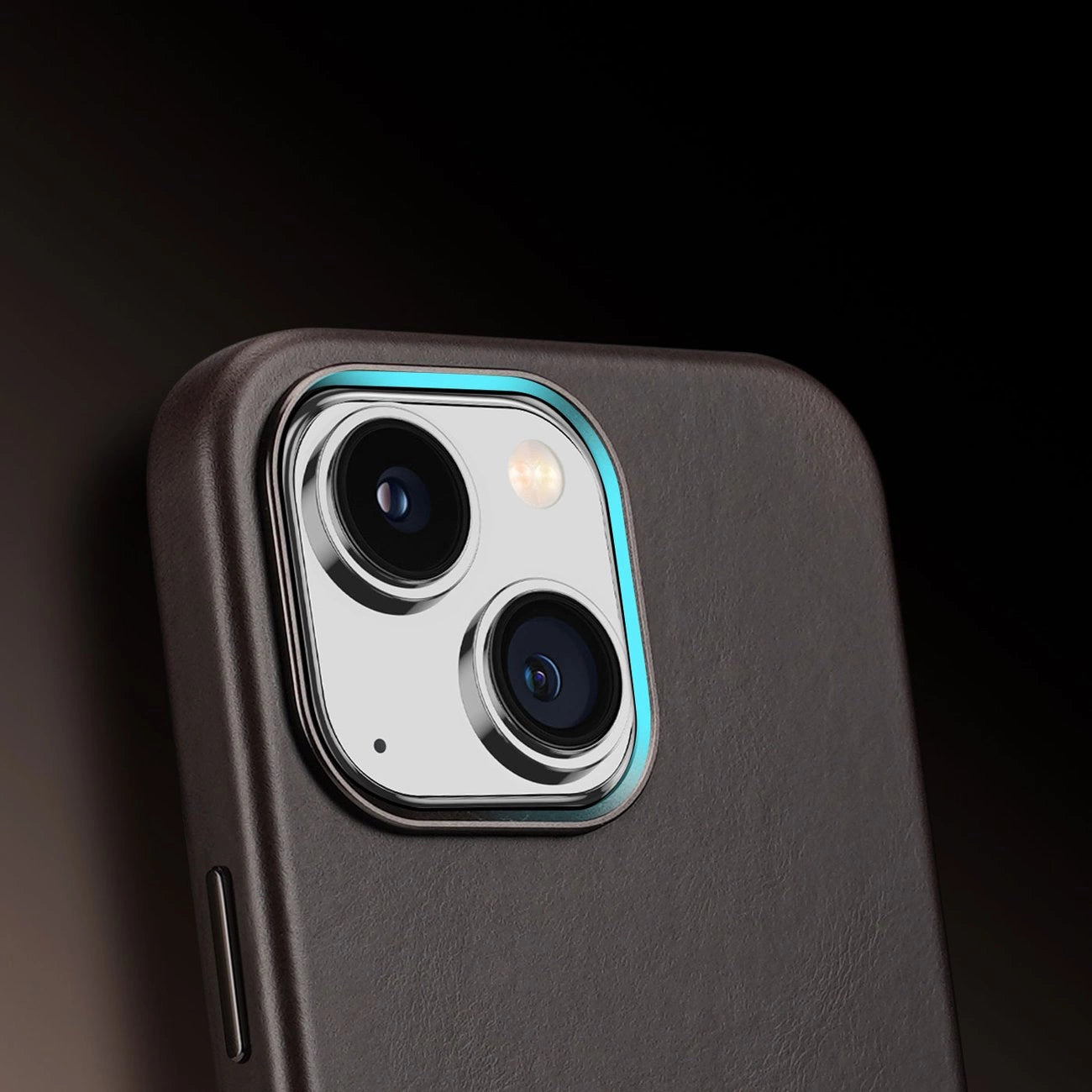 Dux Ducis Naples Case for iPhone 14 Leather Cover (MagSafe Compatible) Dark Brown_8