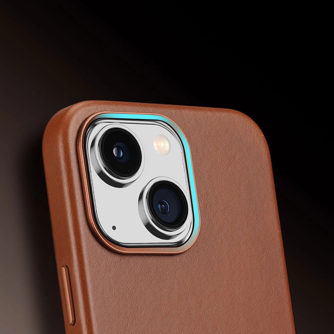 Dux Ducis Naples iPhone 14 Plus case magnetic leather MagSafe case brown_9