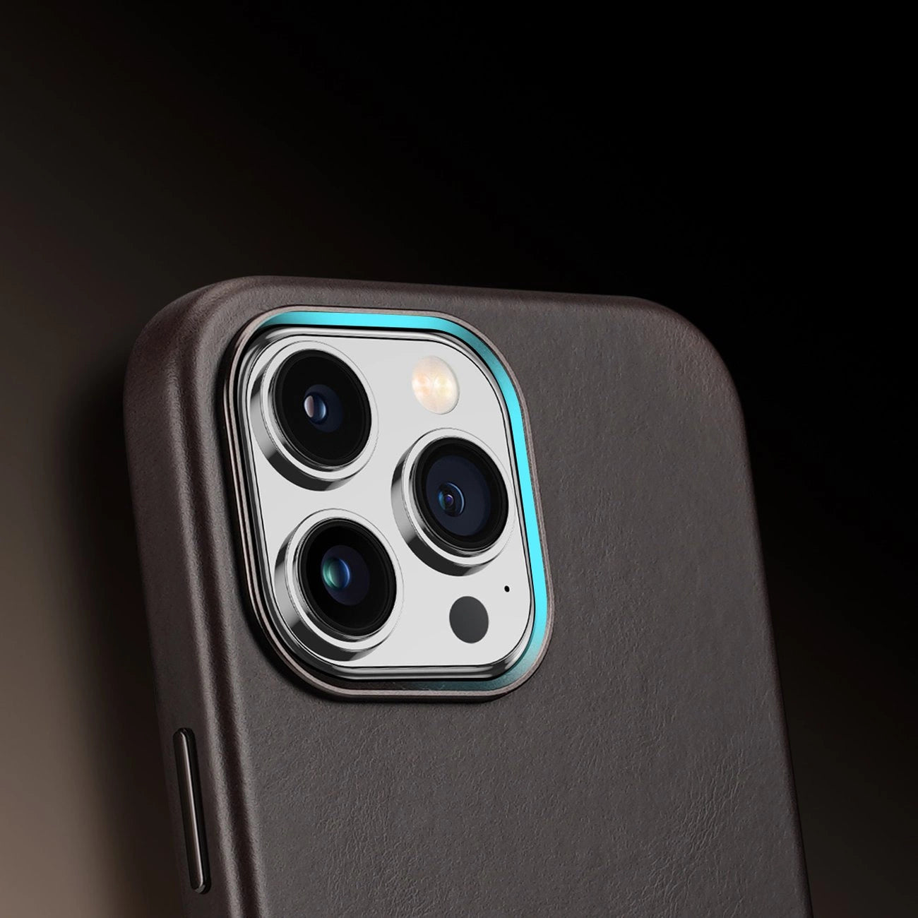Dux Ducis Naples Case for iPhone 14 Pro Max Leather Cover (MagSafe Compatible) Dark Brown_3