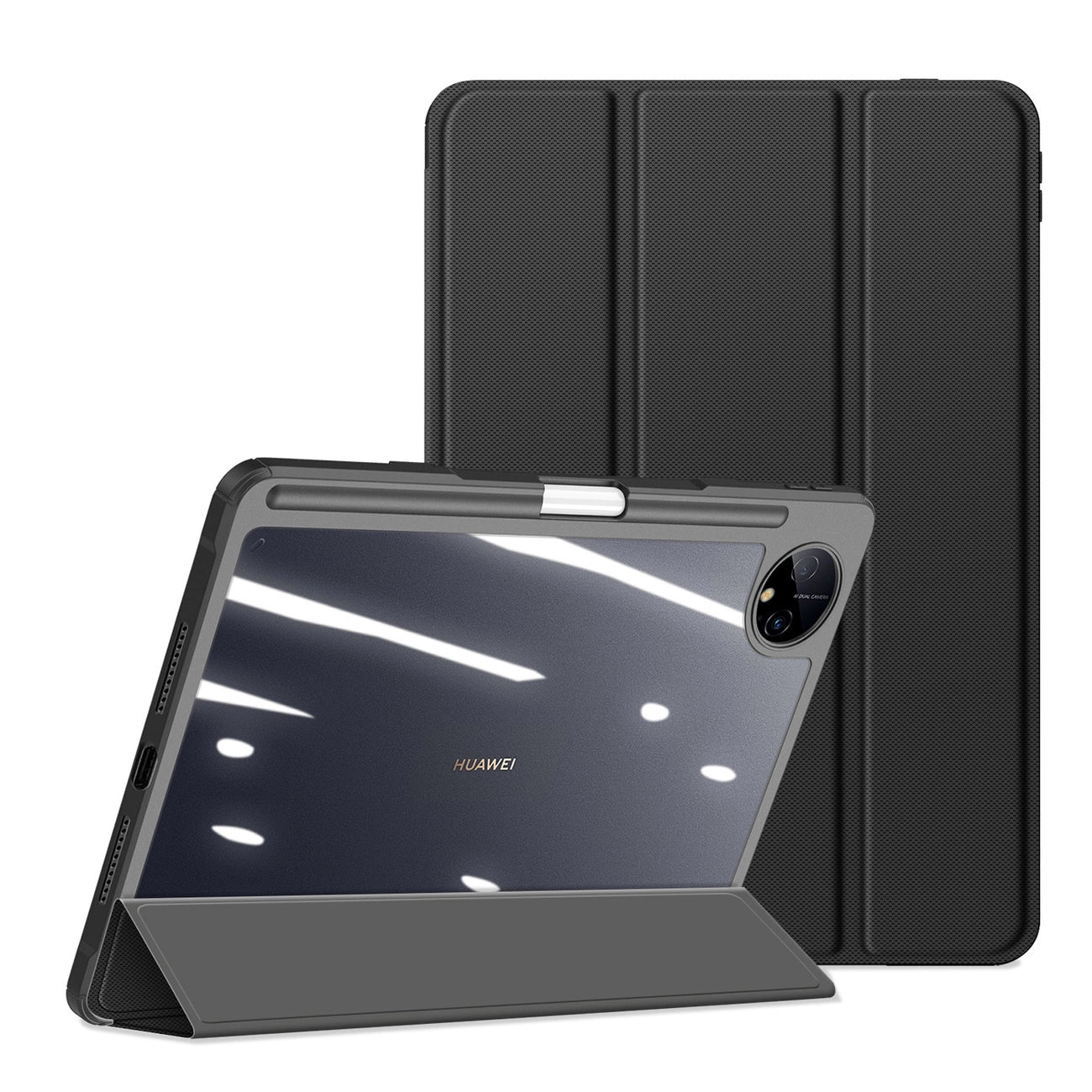 Dux Ducis Toby Case for Huawei MatePad Pro 11'' (2022) Cover with S Pen Pen Smart Cover Stand Black_10