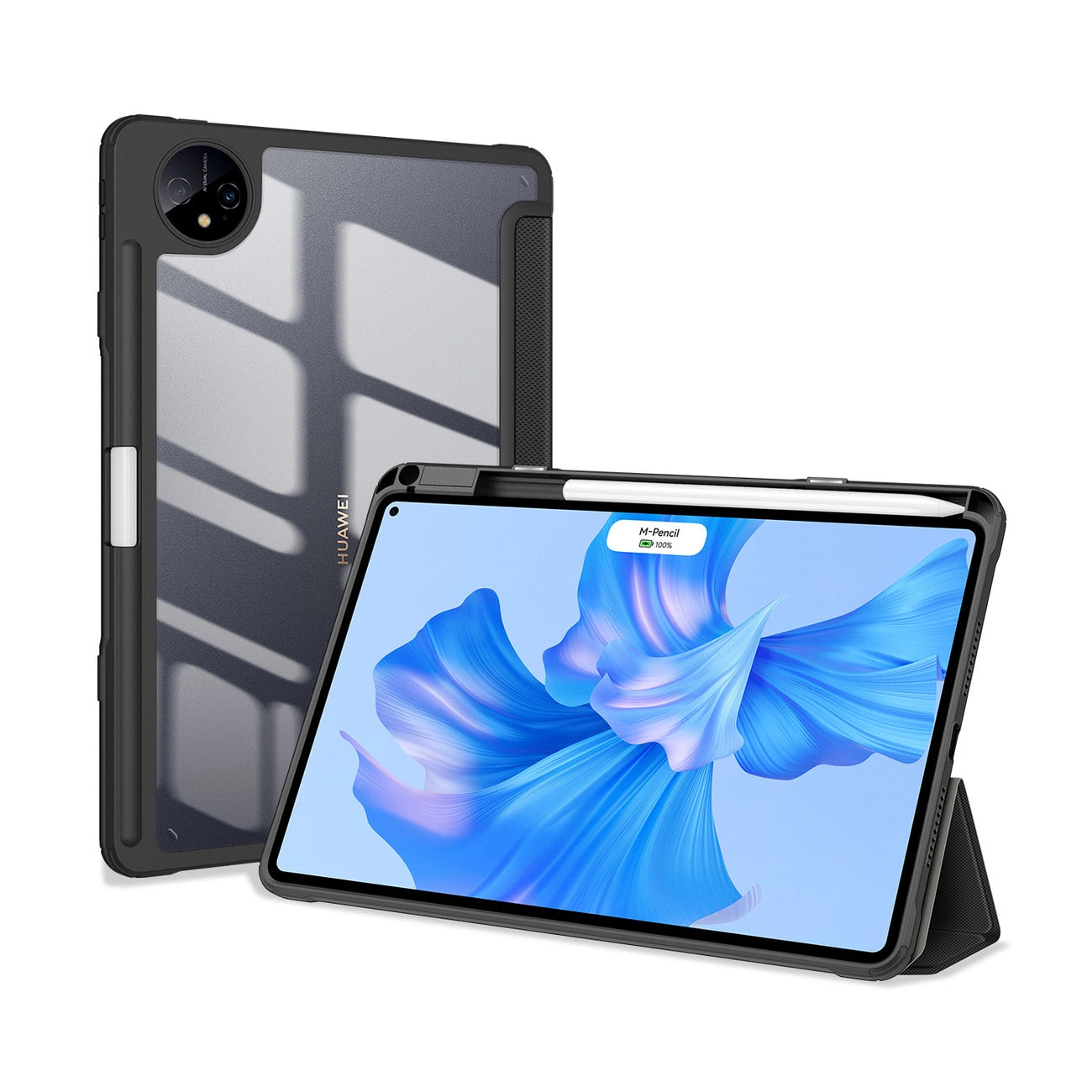 Dux Ducis Toby Case for Huawei MatePad Pro 11'' (2022) Cover with S Pen Pen Smart Cover Stand Black_1
