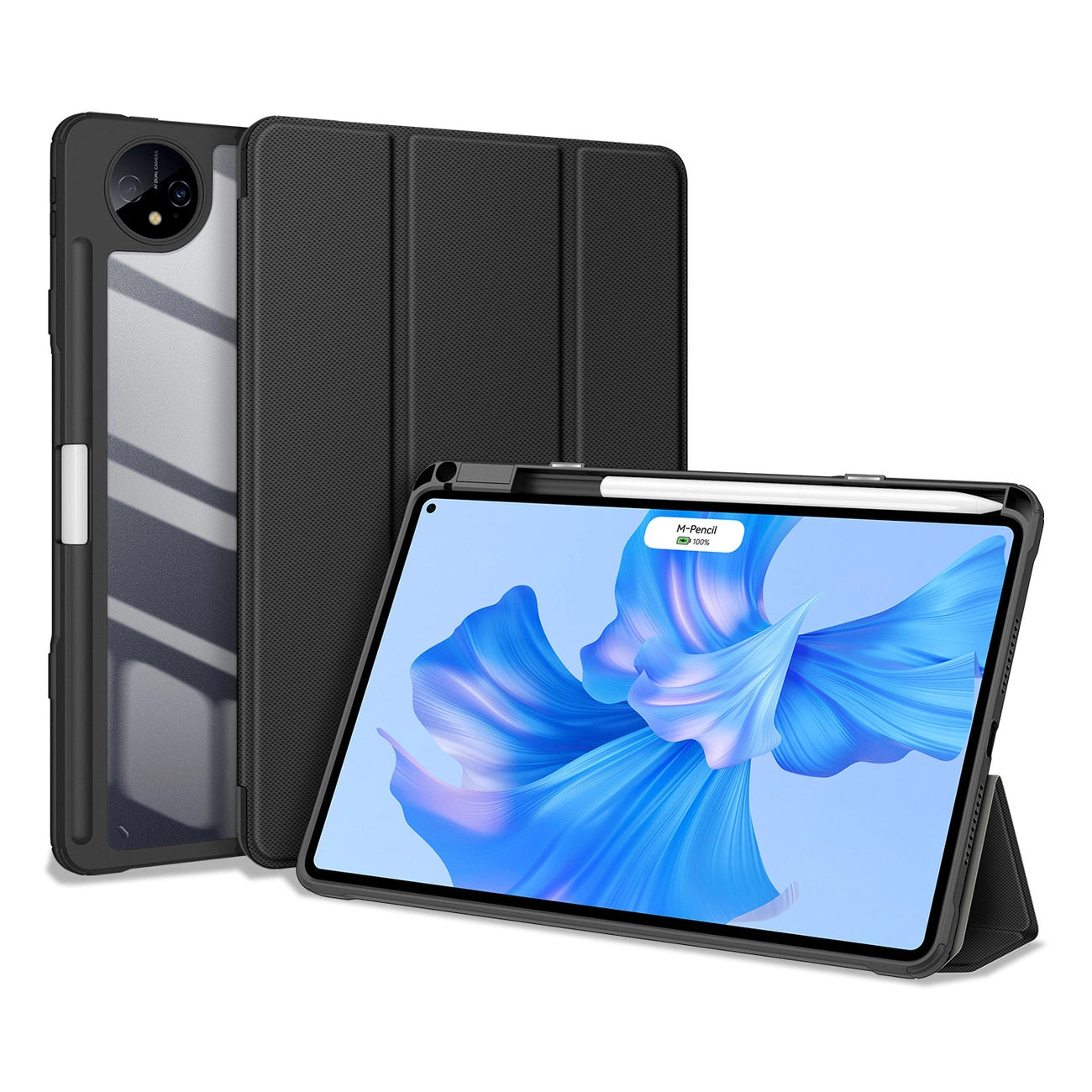Dux Ducis Toby Case for Huawei MatePad Pro 11'' (2022) Cover with S Pen Pen Smart Cover Stand Black_2