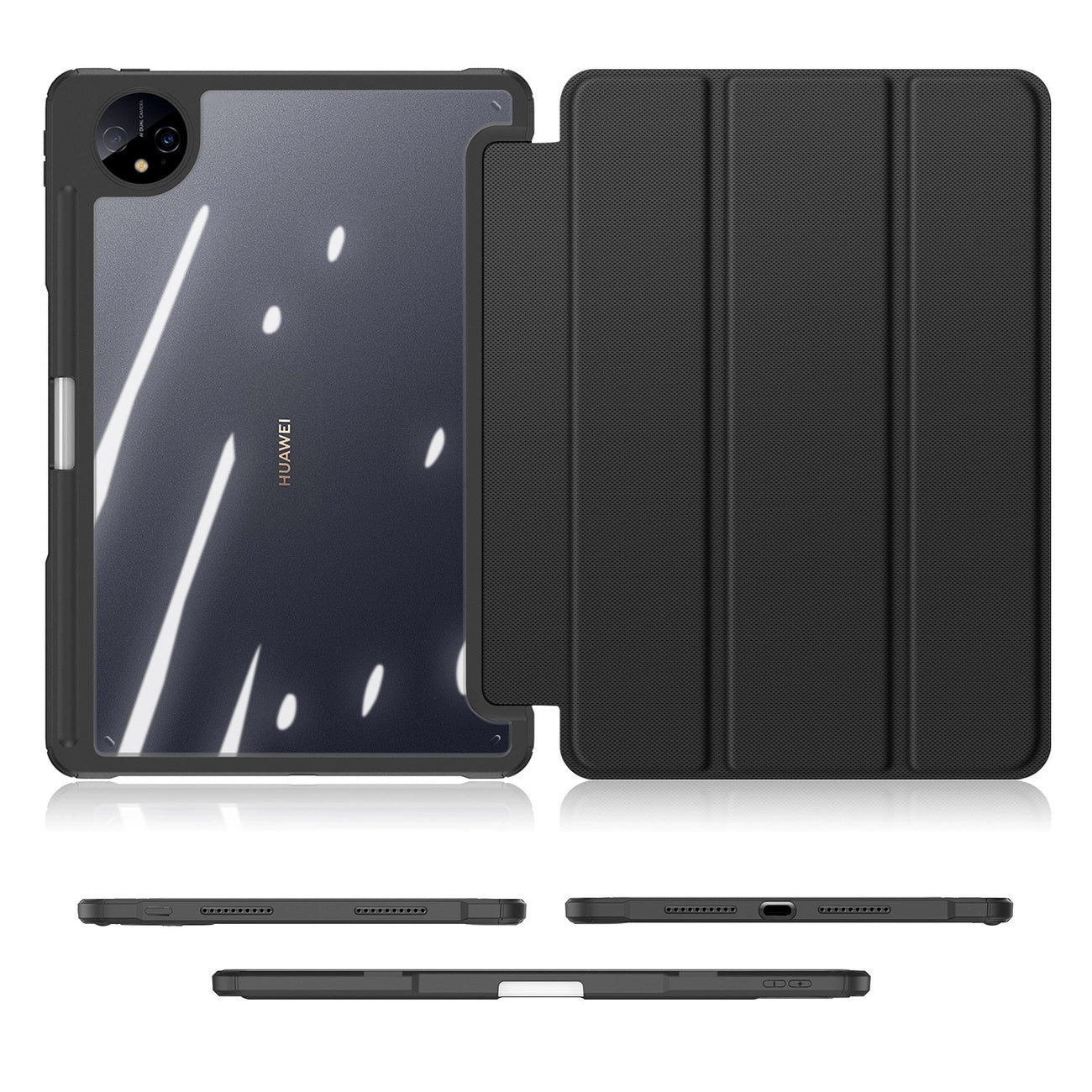 Dux Ducis Toby Case for Huawei MatePad Pro 11'' (2022) Cover with S Pen Pen Smart Cover Stand Black_4