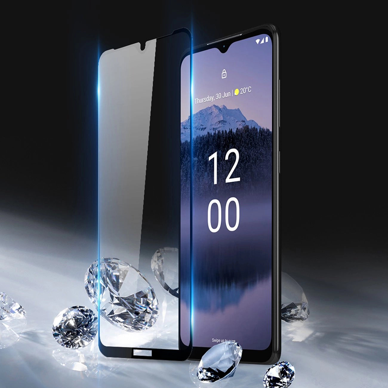 Dux Ducis 10D Tempered Glass Tempered Glass For Nokia G11 Plus 9H With Black Frame_4