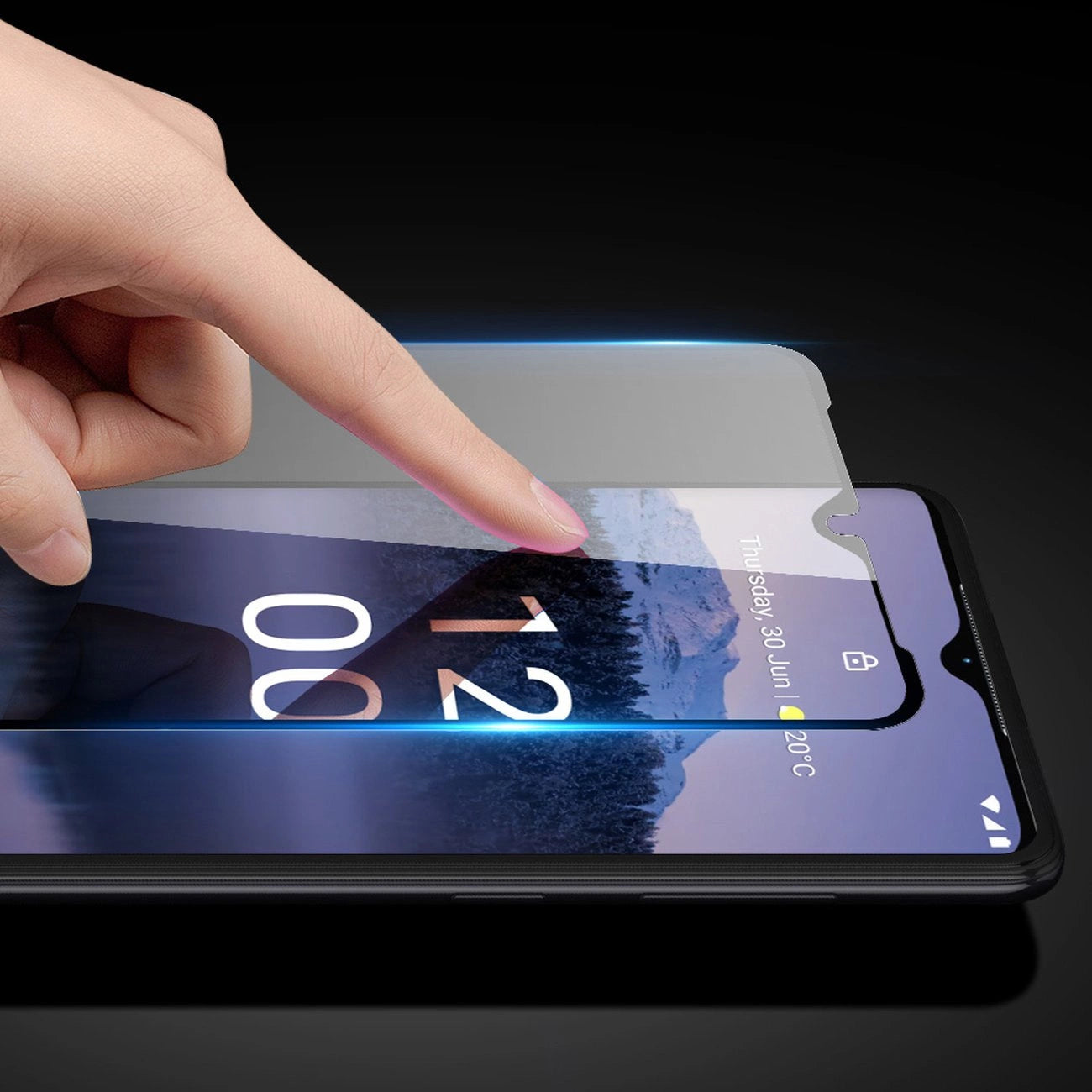Dux Ducis 10D Tempered Glass Tempered Glass For Nokia G11 Plus 9H With Black Frame_8