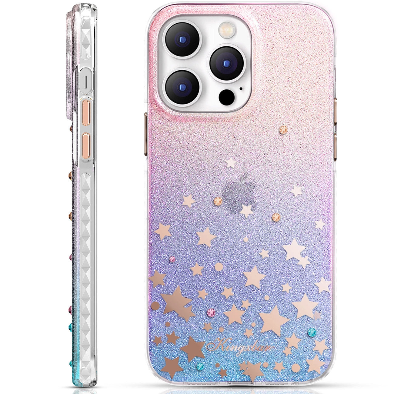 Kingxbar Heart Star Series case for iPhone 14 Plus case with zodiac stars_8