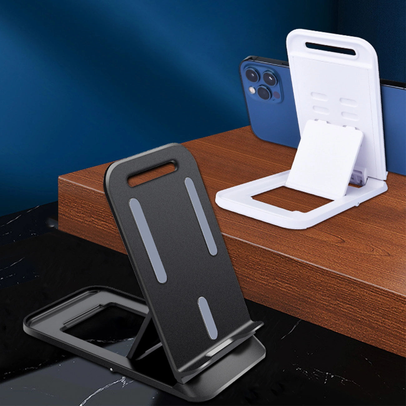 Universal foldable standing stand - white_1