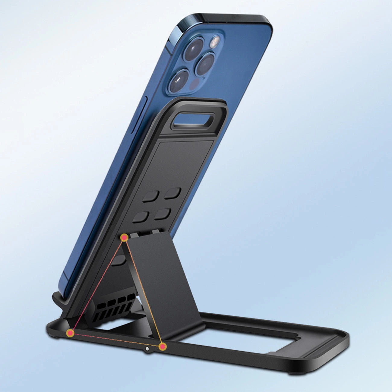 Universal foldable standing stand - white_5