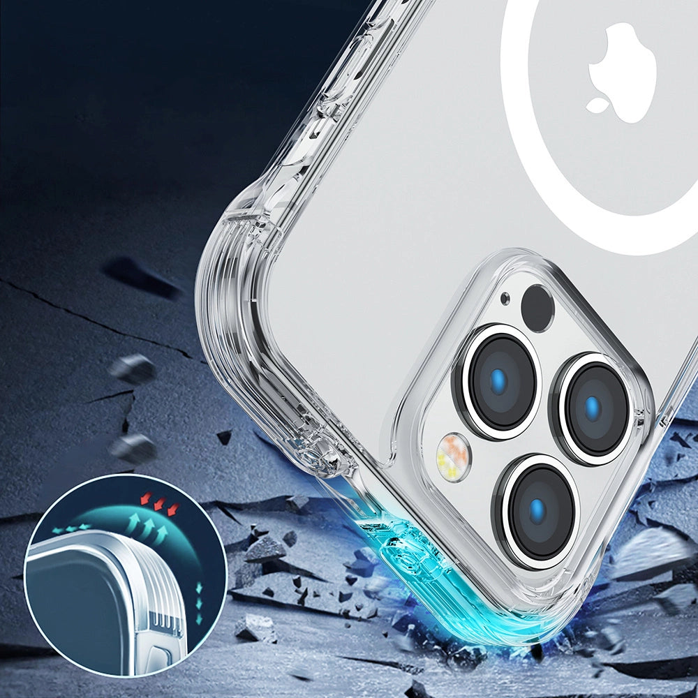 Joyroom JR-14H5 transparent magnetic case for iPhone 14_1