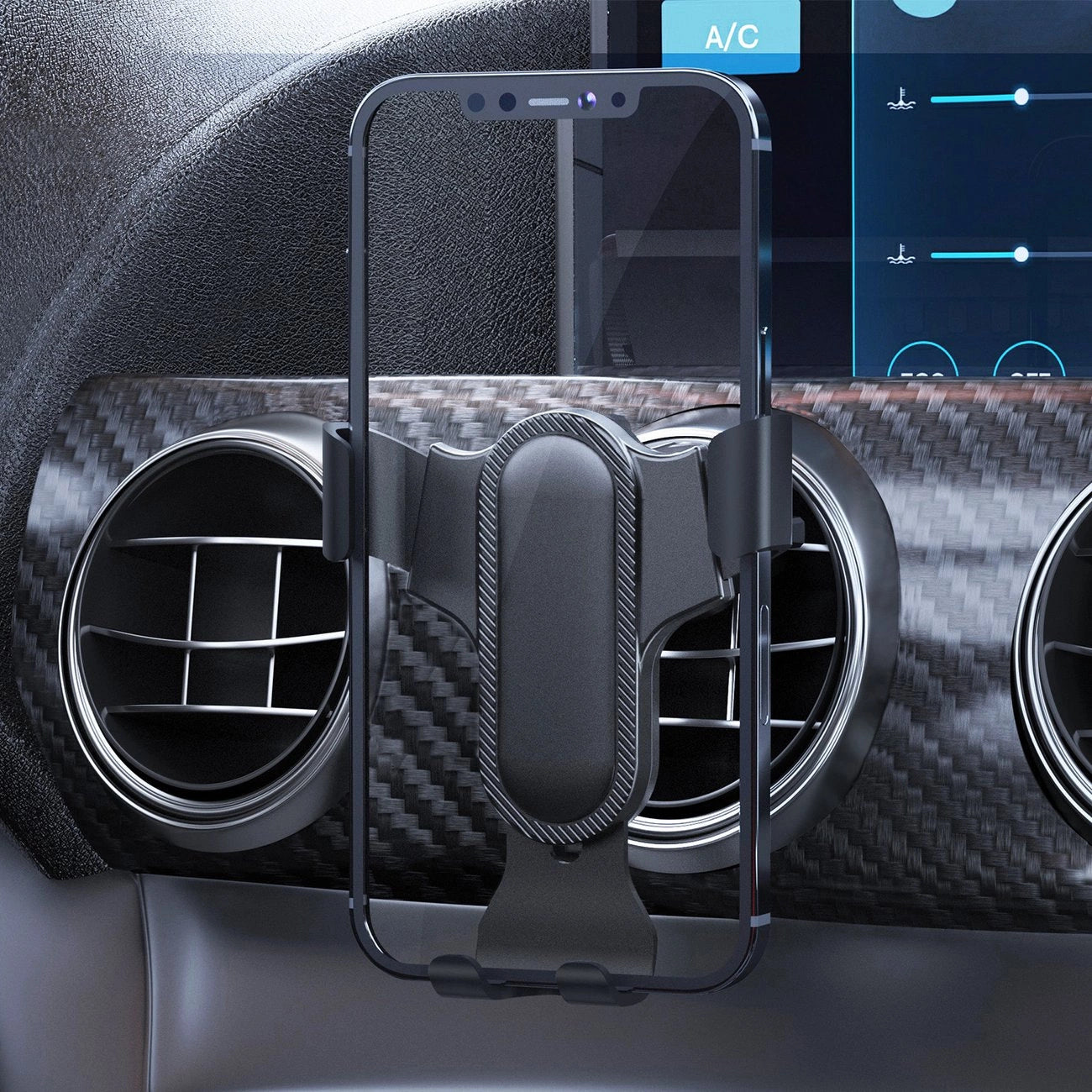Dudao gravitational smartphone holder black (F7s)_7