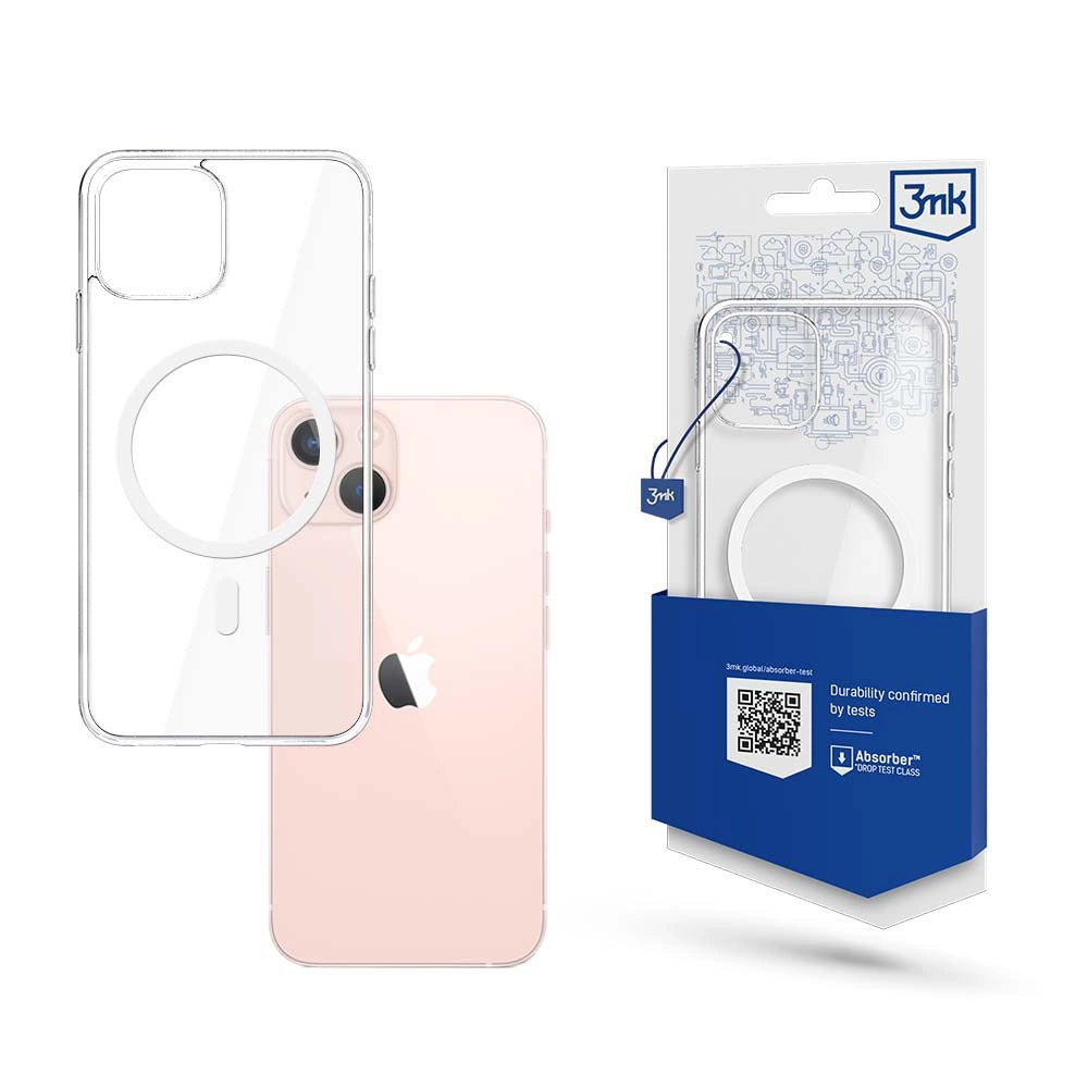Case for iPhone 14 compatible with MagSafe from the 3mk MagCase series - transparent_0