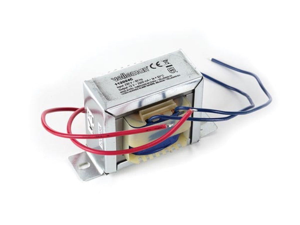 TRANSFORMADOR DE QUADRO ABERTO 24 VA 1 x 12 V~ 2000 mA máx._0