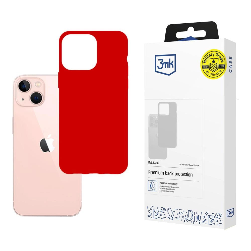 Case for iPhone 14 Plus from the 3mk Matt Case series - red_0