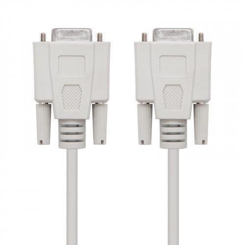 Nanocable CABLE SERIE NULL MODEM, DB9/H-DB9/H, 1.8 M_1
