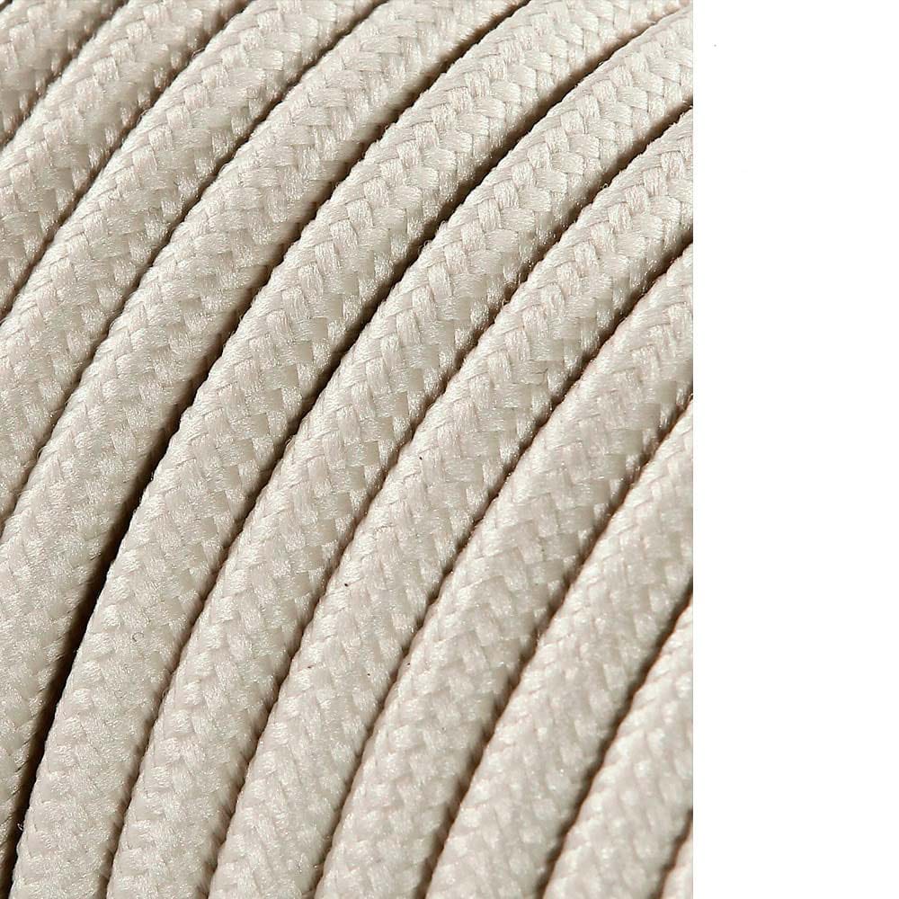 Carretel de cabo cordão tubular h03vv-f 2 x 0,75 mm² bege, 5 m_0