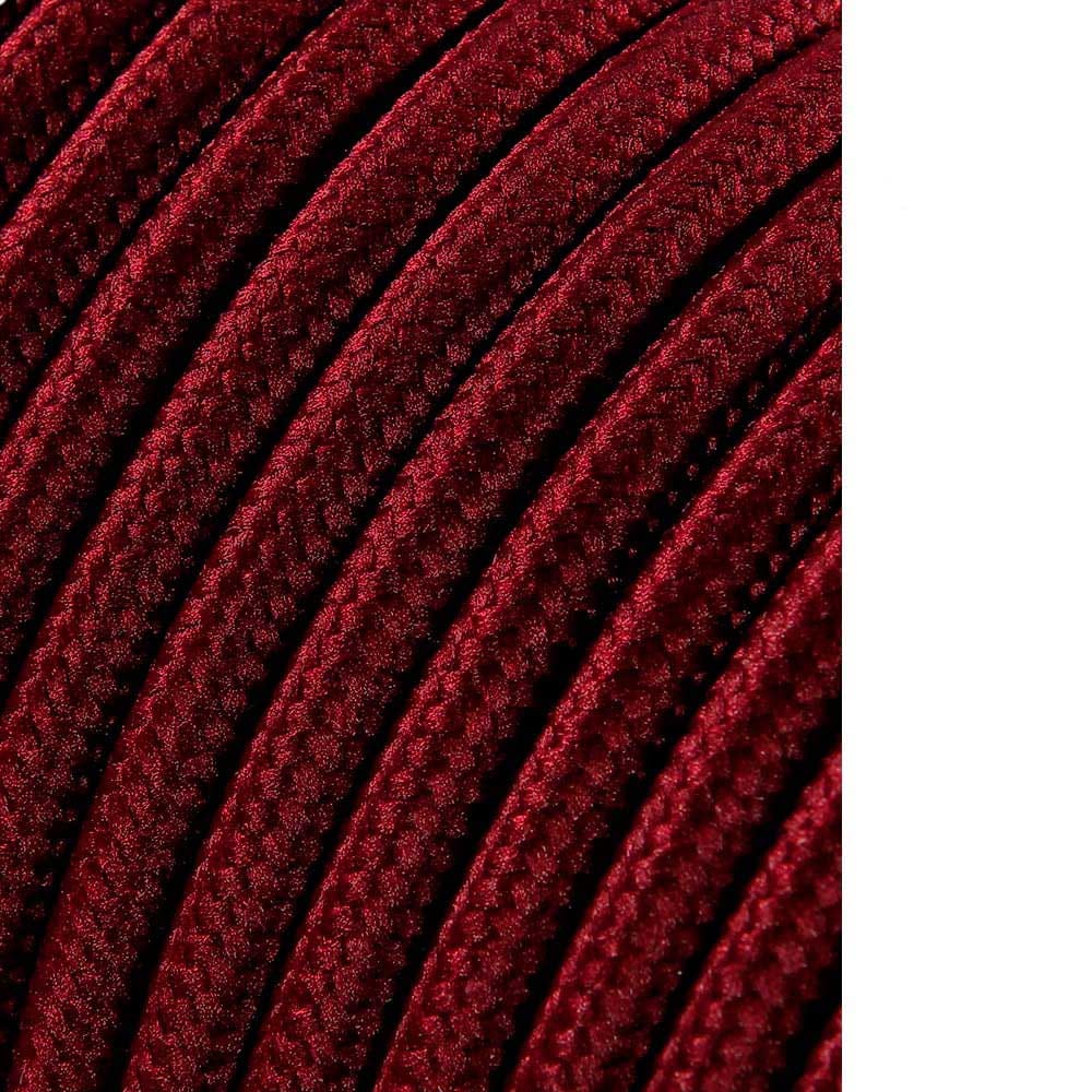 Carretel de cabo cordão tubular h03vv-f 2 x 0,75 mm² vinho, 5 m_0