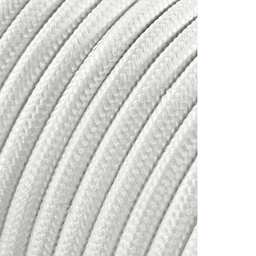 Carretel de cabo cordão tubular h03vv-f 2 x 0,75 mm² branco, 5 m_0