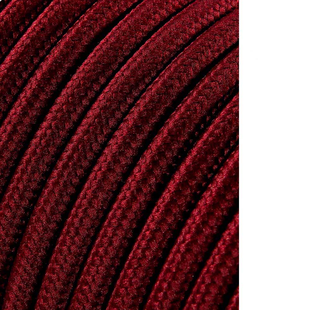 Carretel de cabo cordão tubular h03vv-f 2 x 0,75 mm² vinho, 25 m_0
