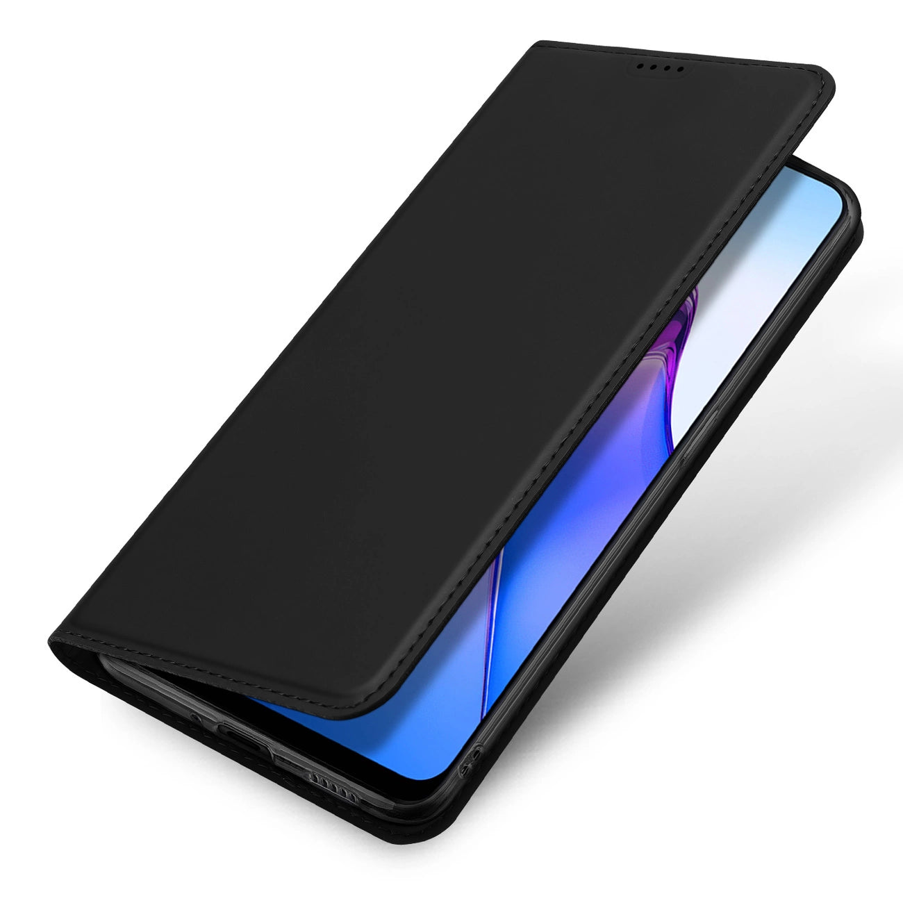 Dux Ducis Skin Pro case for Oppo Reno 8 Pro flip cover card wallet stand black_3