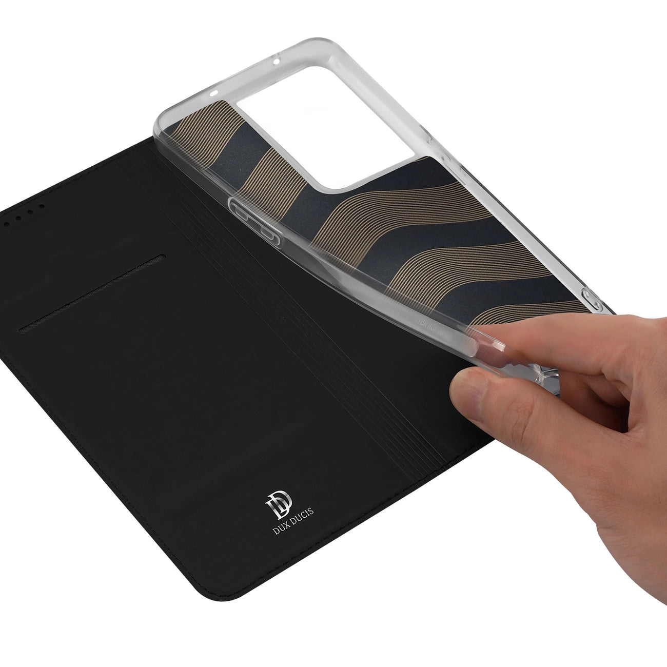 Dux Ducis Skin Pro case for Oppo Reno 8 Pro flip cover card wallet stand black_7