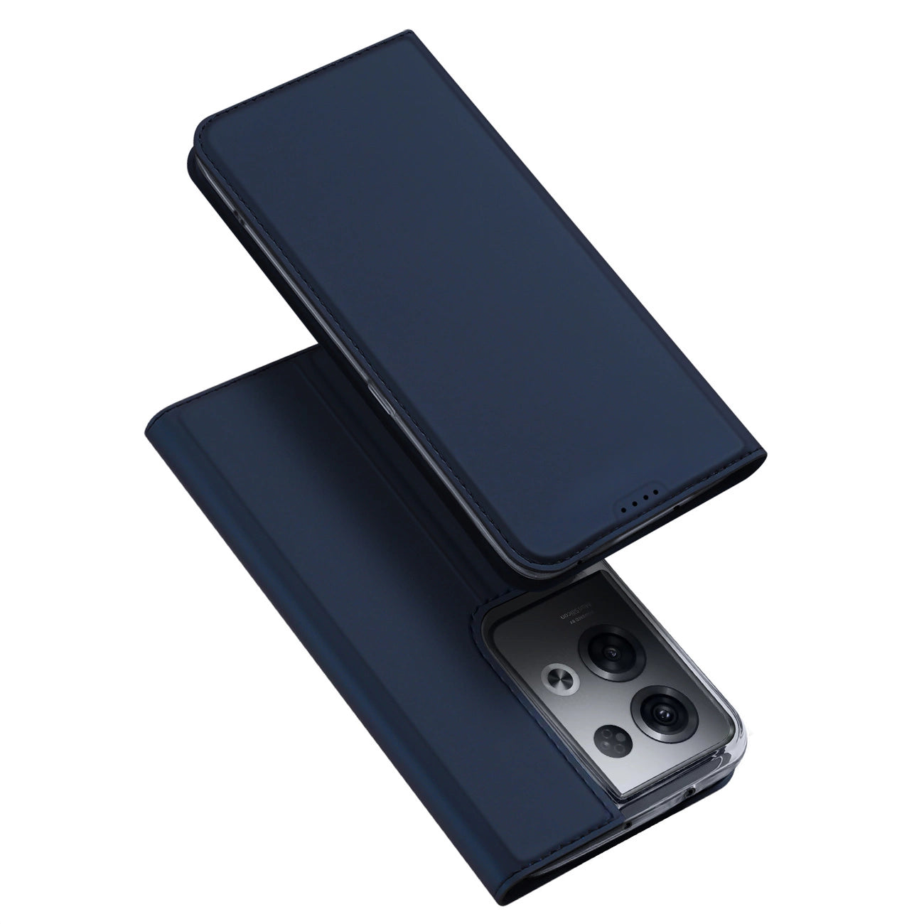 Dux Ducis Skin Pro case for Oppo Reno 8 Pro flip cover card wallet stand blue_0