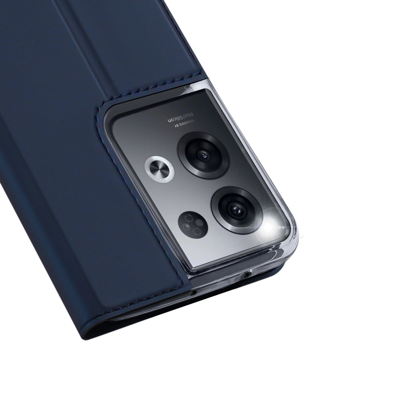 Dux Ducis Skin Pro case for Oppo Reno 8 Pro flip cover card wallet stand blue_2