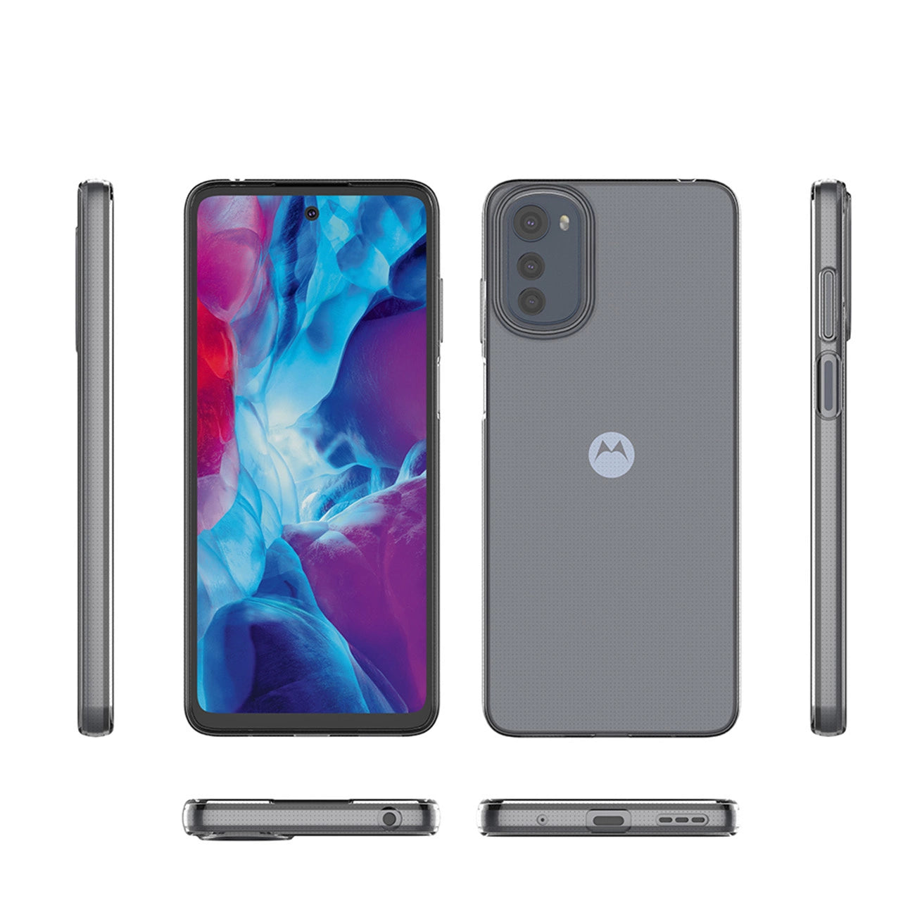Ultra Clear 0.5mm case for Motorola Moto E32 thin cover transparent_2
