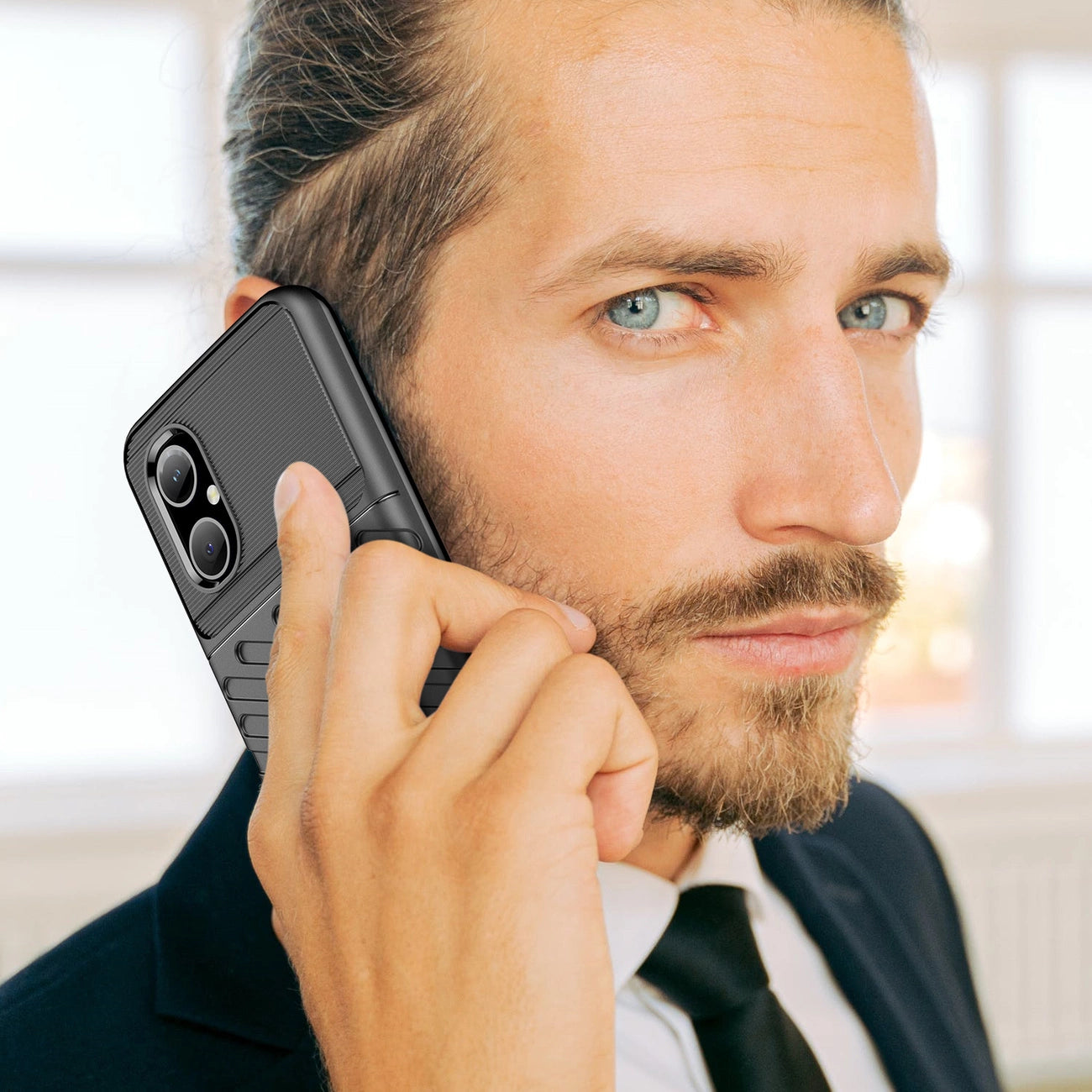 Thunder Case Xiaomi Poco M4 5G silicone armor case black_1