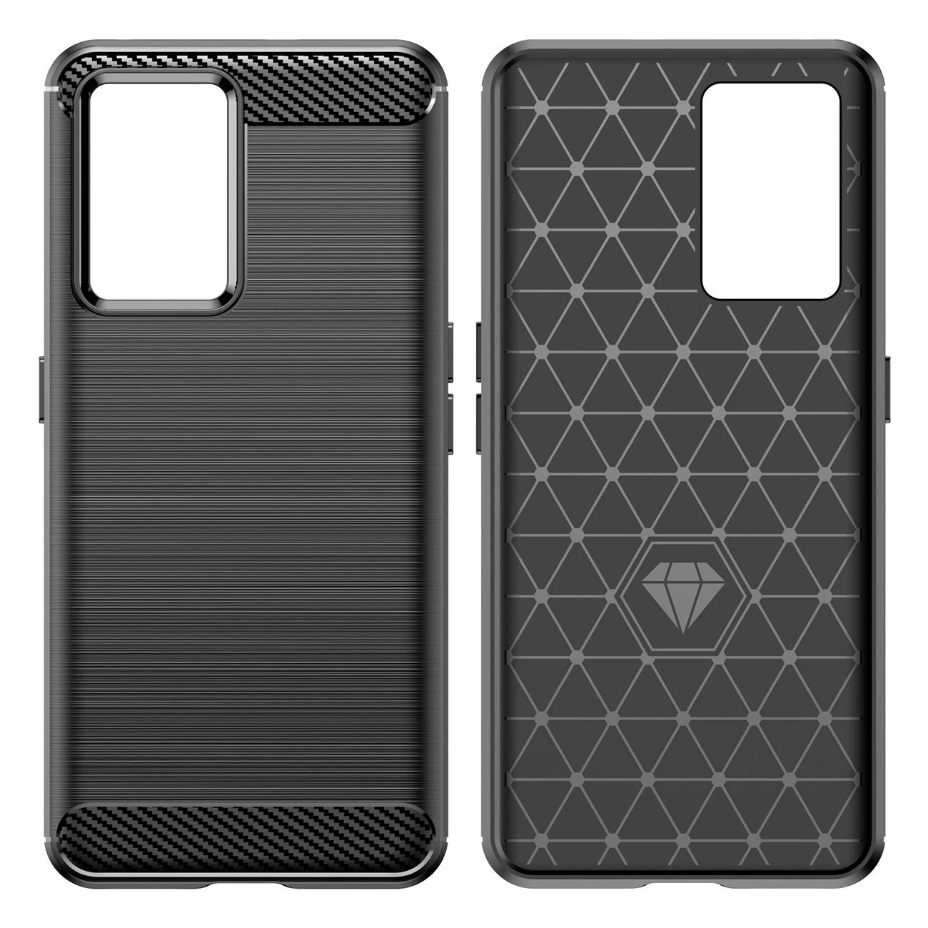 Carbon Case case for Realme GT Neo 3 flexible silicone carbon cover black_4