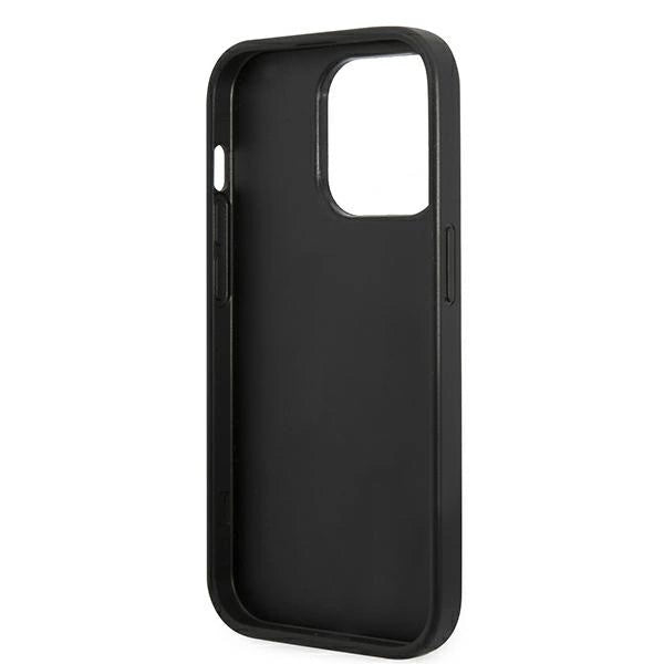 Guess GUHCP14LHGGSHK iPhone 14 Pro 6,1" czarny/black hard case Glitter Script_6
