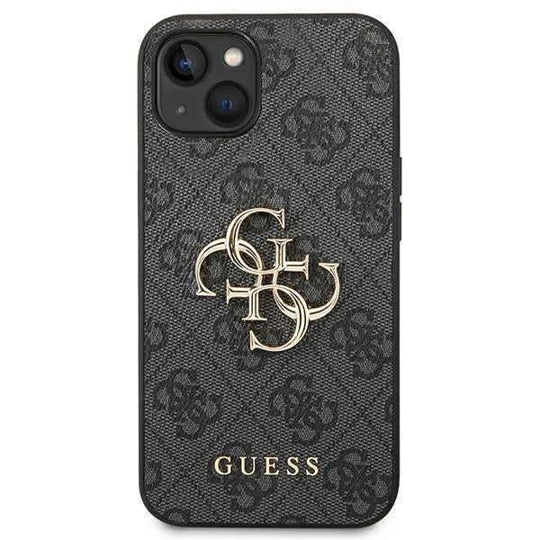 Guess GUHCP14S4GMGGR iPhone 14 6,1" szary/grey hardcase 4G Big Metal Logo_2