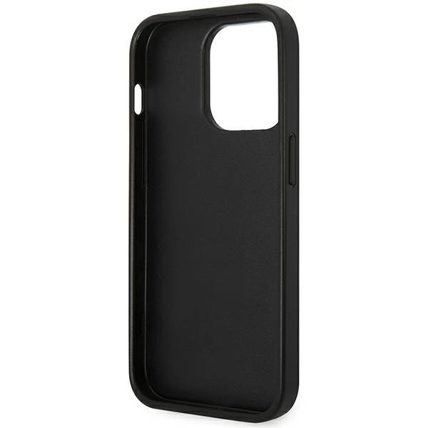 Karl Lagerfeld KLHCP14LSAPCHK iPhone 14 Pro 6,1" hardcase czarny/black Saffiano Choupette Head Patch_6