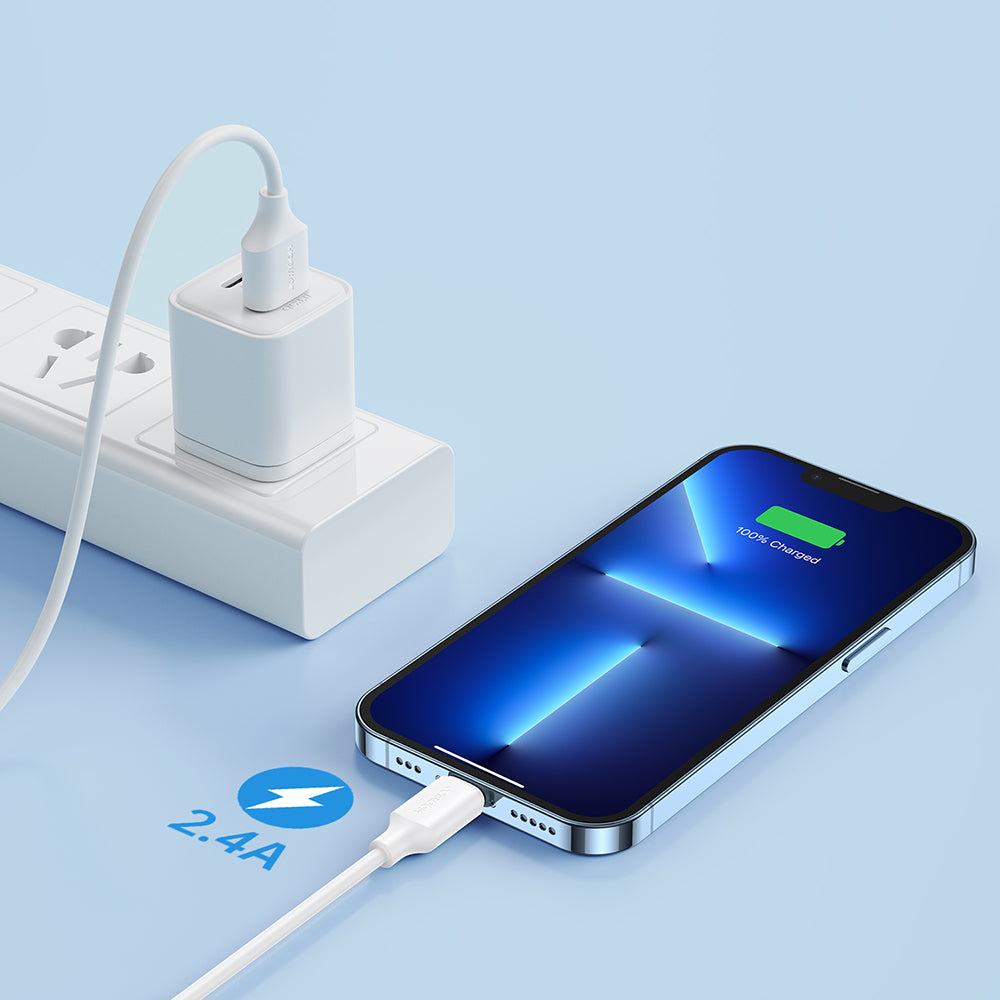 Joyroom Long-Lasting Series A9 USB-A / Lightning 2.4A cable 1m - white_6