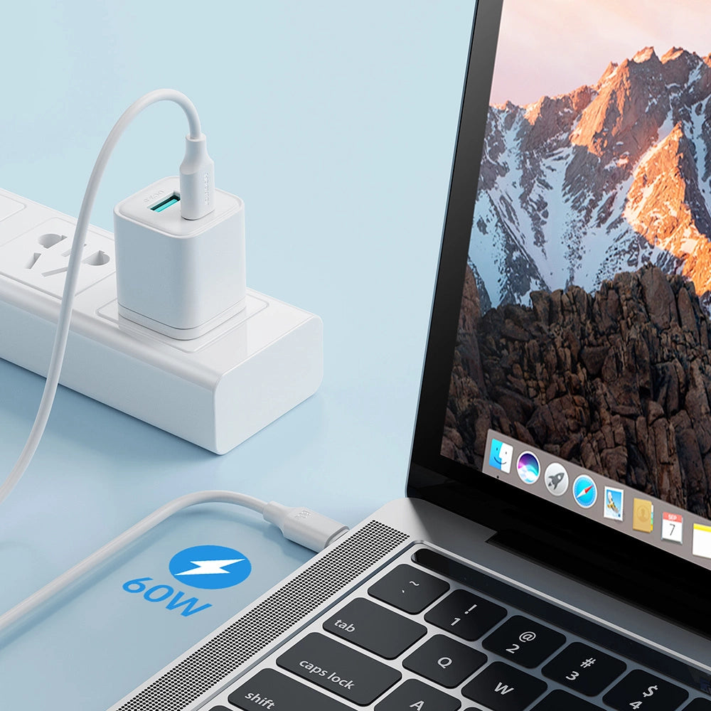 Joyroom Long-Lasting Series A9 USB-C / USB-C PD QC cable 60W 3A 1m - white_6