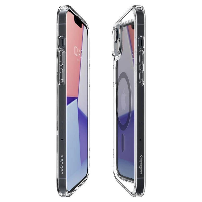 Spigen Ultra Hybrid Mag Case with MagSafe for iPhone 14 Plus - Clear Gray_14